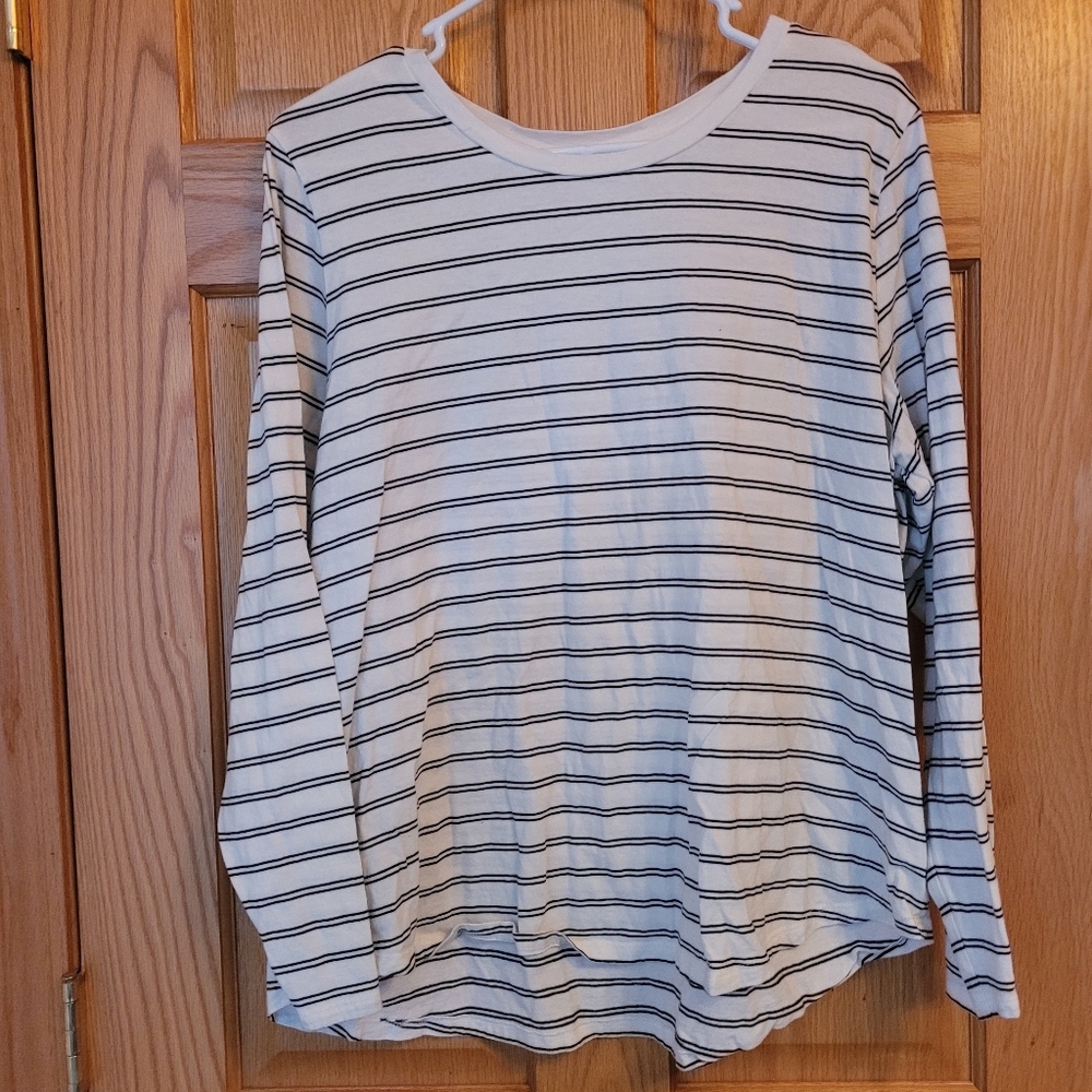 Striped Long Sleeve Top